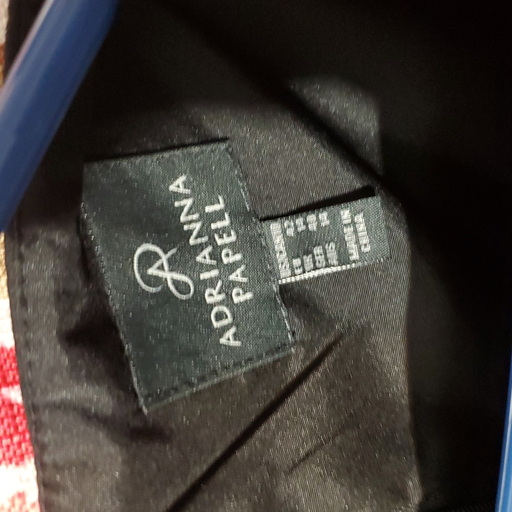 Adrianna Papell Black Lace Mini Dress 10 - Picture 3 of 6
